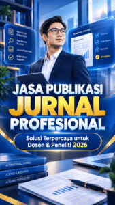 Jasa publikasi jurnal profesional untuk dosen mahasiswa dan peneliti
